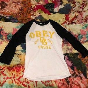 Obey Baseball Tee